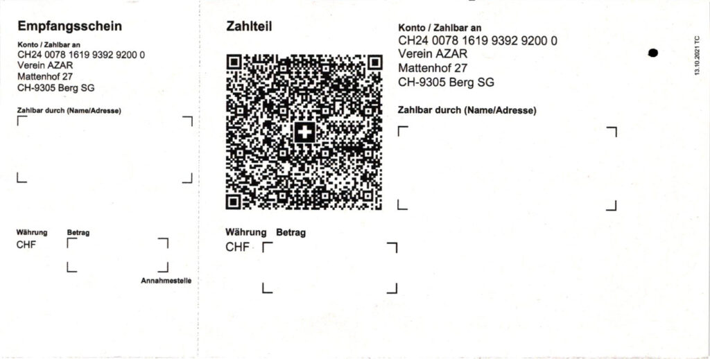 Einzahlungsschein
